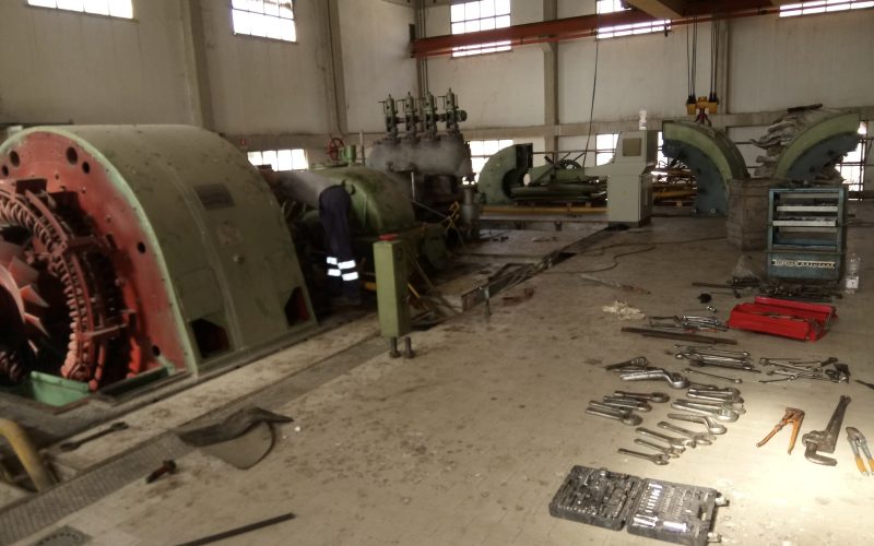 Smontaggio turbina